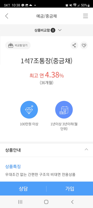 4.6%에서 4.38%로 하락한 기업은행 단기중금채 금리