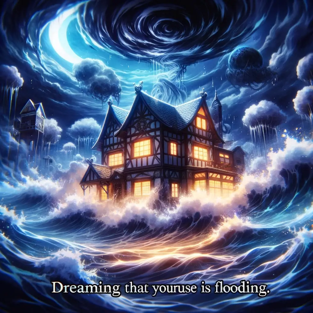집이 물에 잠기는 꿈