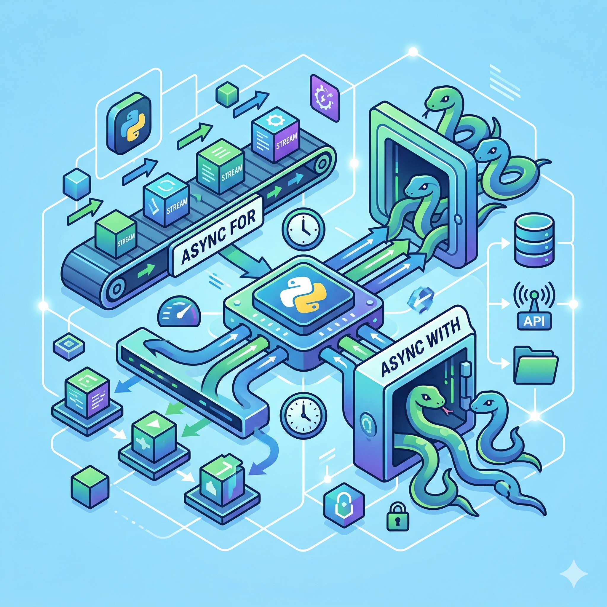 async for와 async with 실무 활용 방법