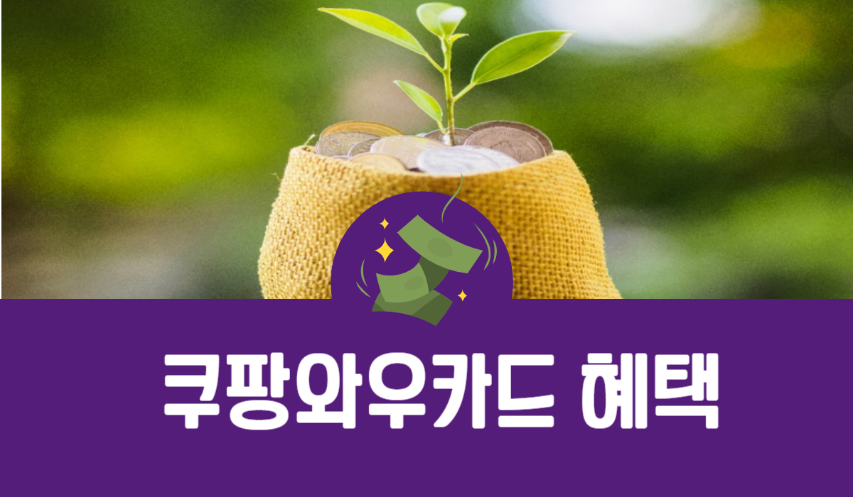 쿠팡와우카드 혜택