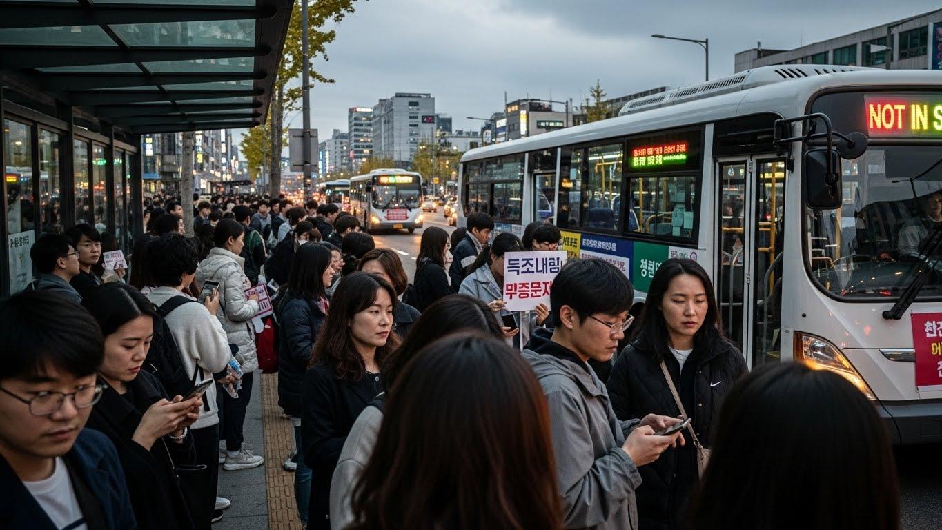 서울 버스 파업 운행