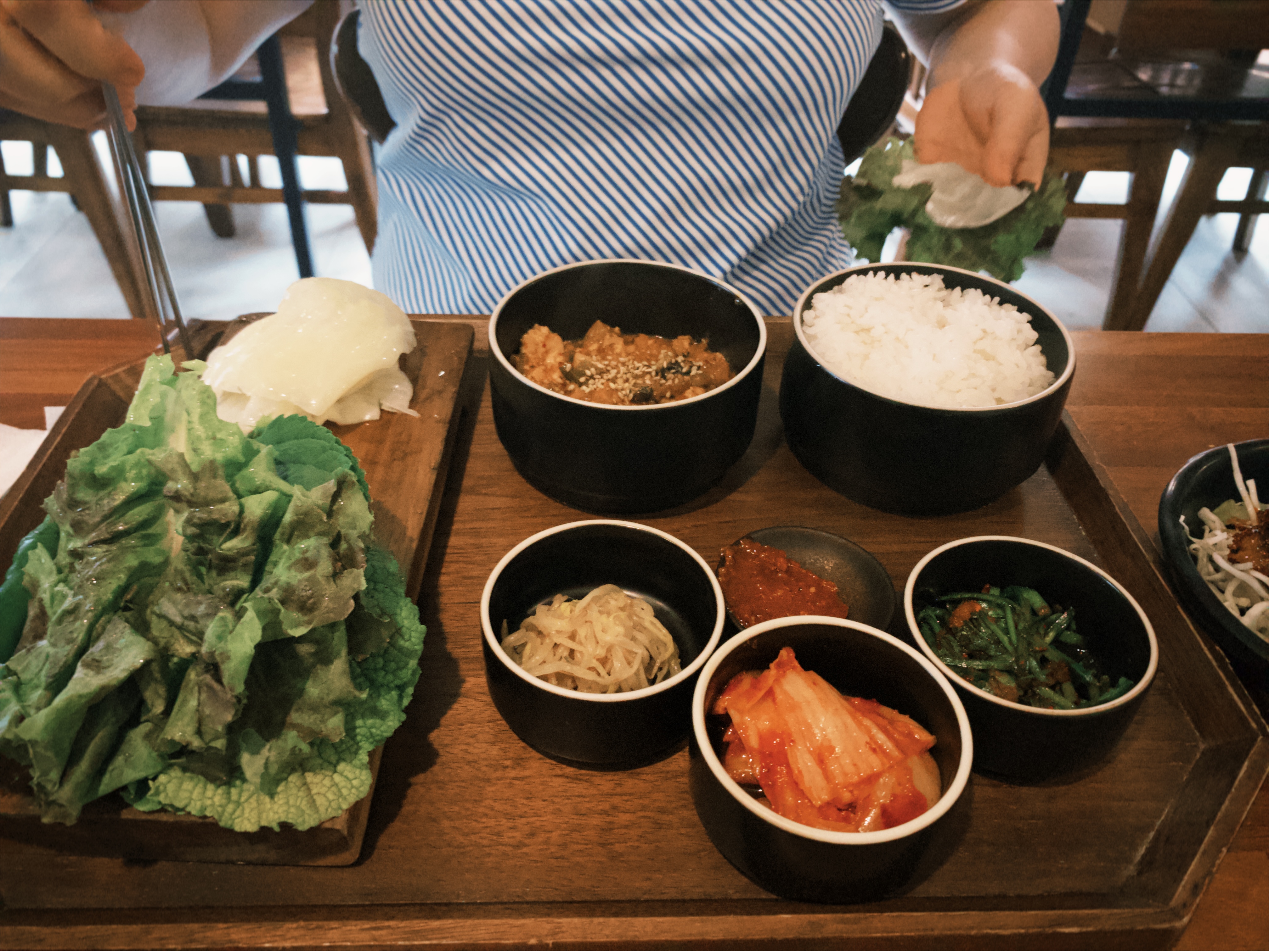 우렁 강된장 쌈밥
