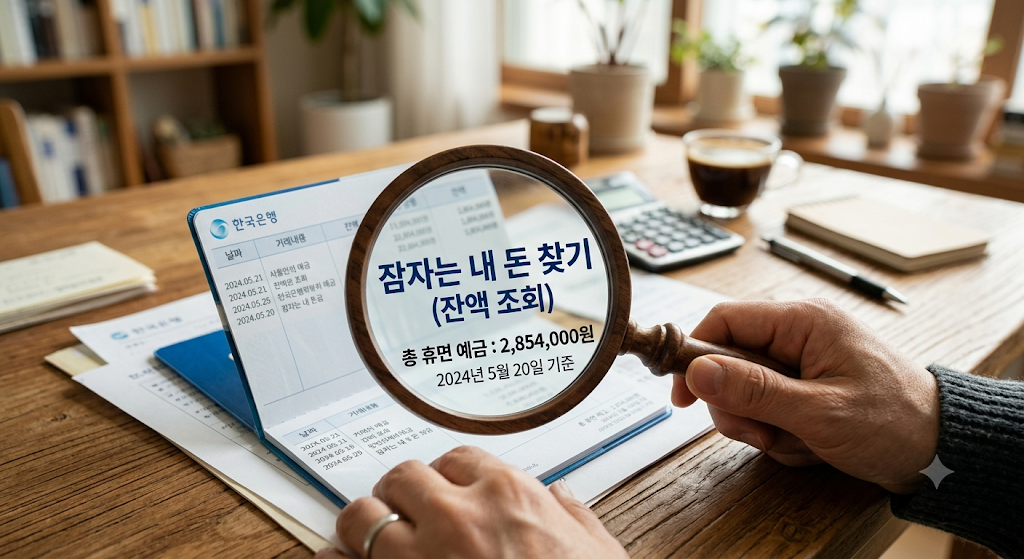 파인 숨은 휴면예금 조회법