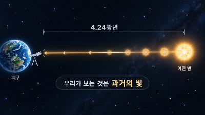 광년 뜻, 왜 시간처럼 보이는데 거리 단위일까?