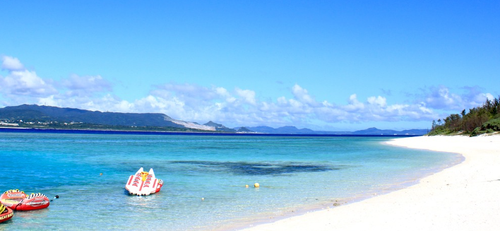 오키나와 해변 사진