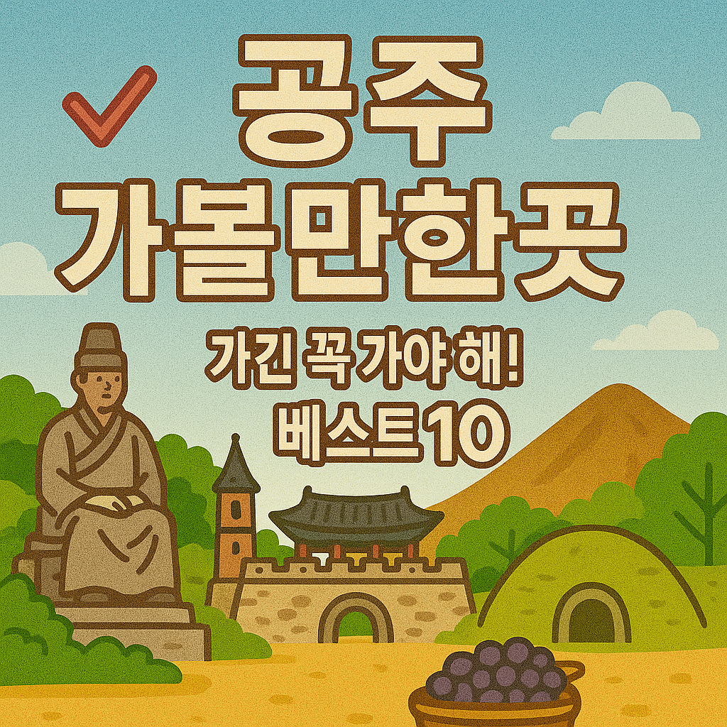 공주 가볼만한곳 베스트10