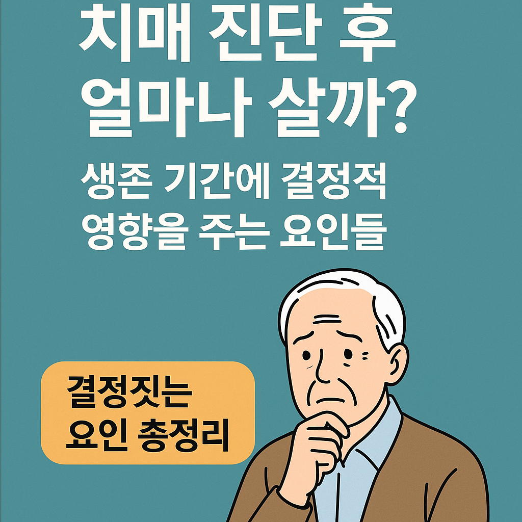 치매 진단 후 얼마나 살까? 생존 기간에 결정적 영향을 주는 요인들