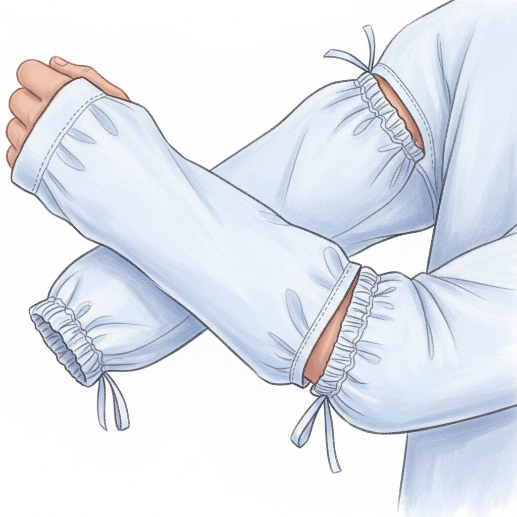 셔츠 소매 토시 활용