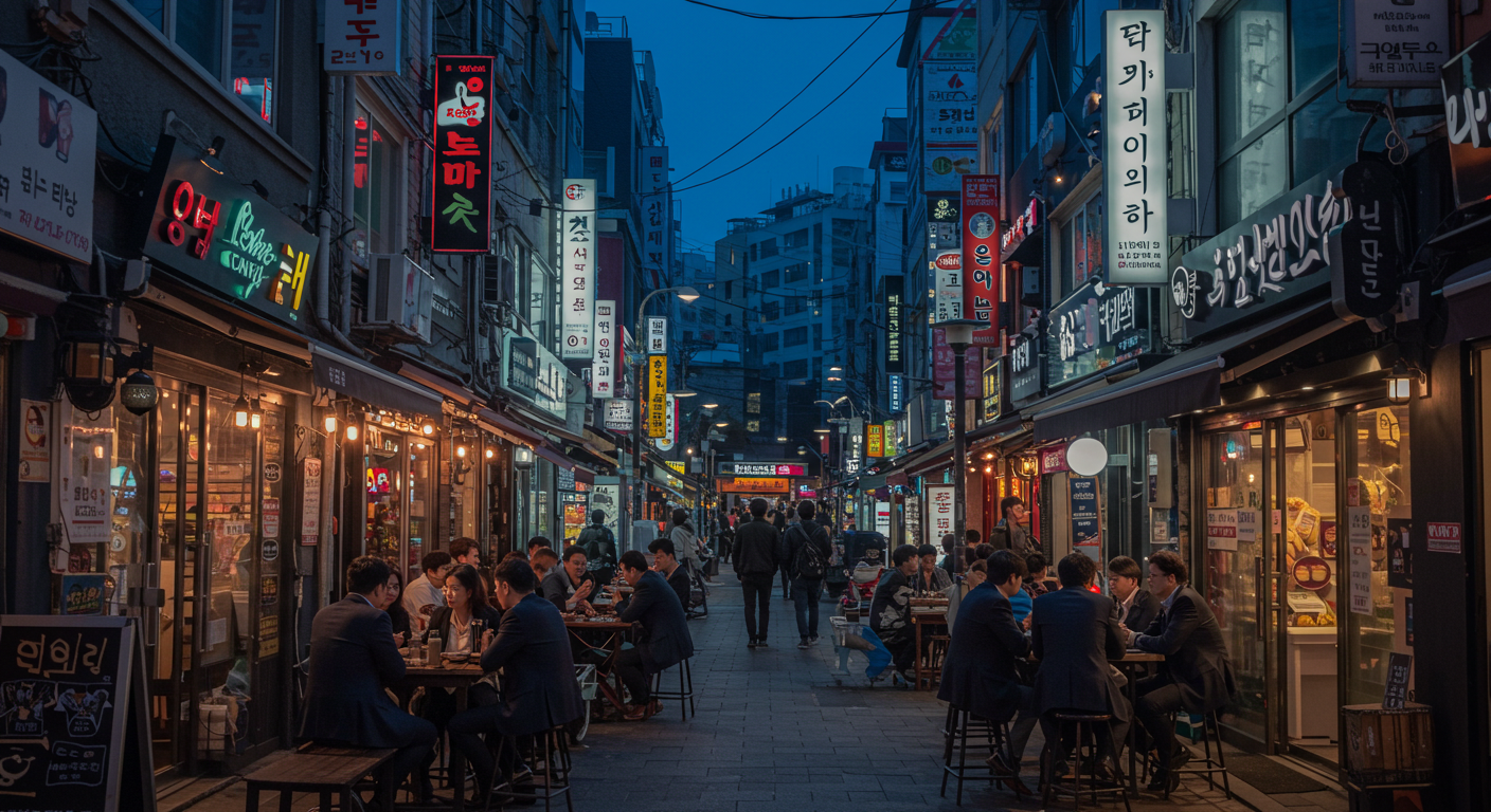 미식과 유흥의 천국, 직장인들의 해방구