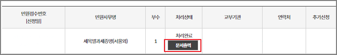지방세 세목별 과세증명서 인터넷 발급 방법