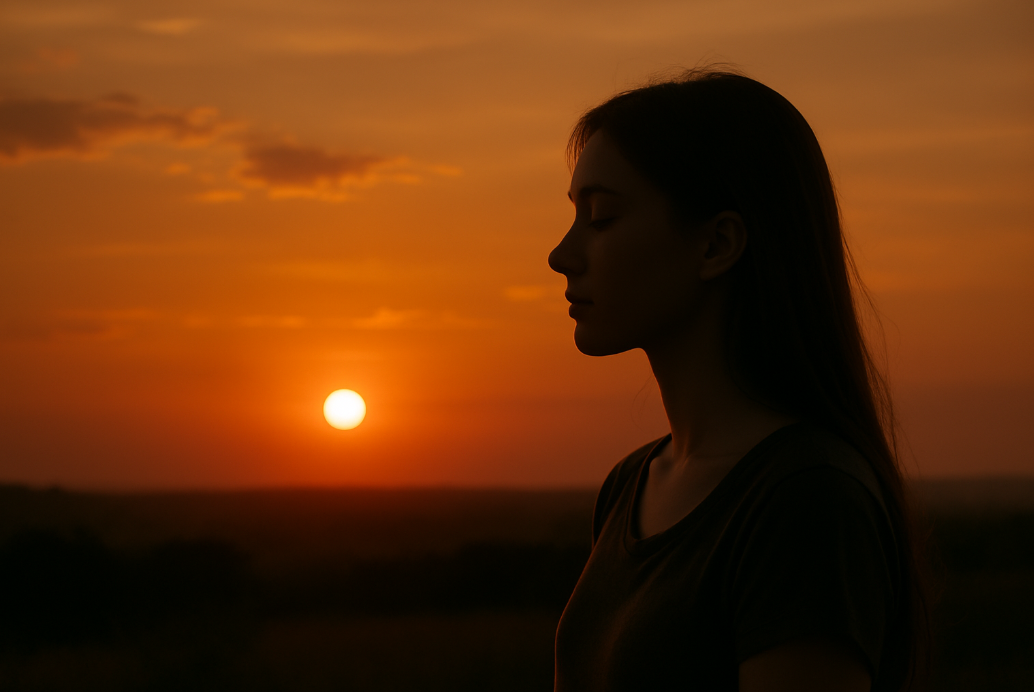 해 질 녘의 노을이 주는 고요함과 위로