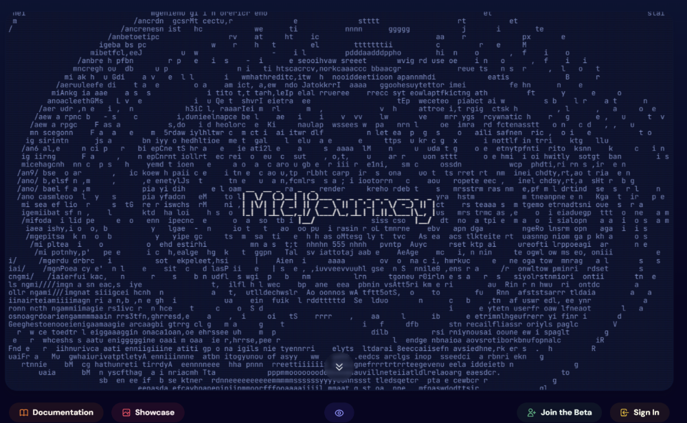 미드저니 홈페이지 메인화면