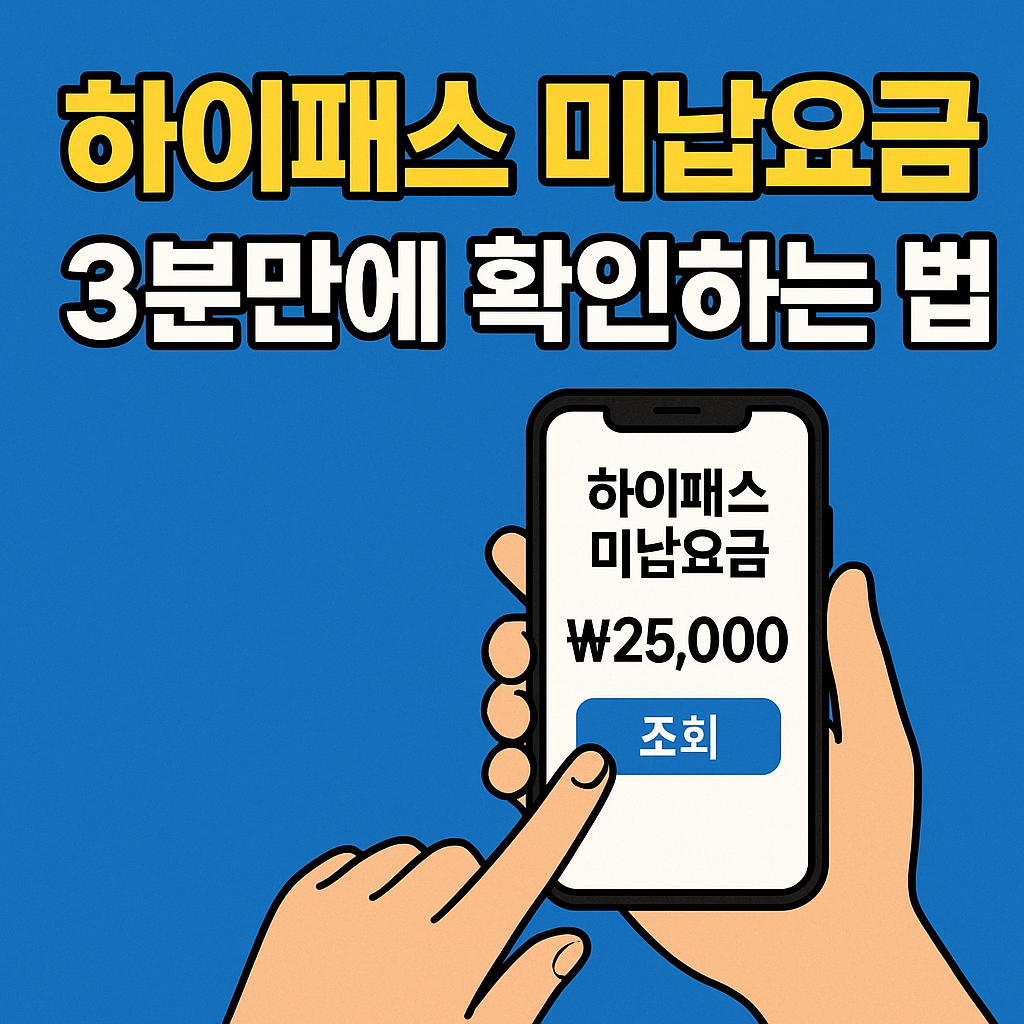 하이패스미납요금조회