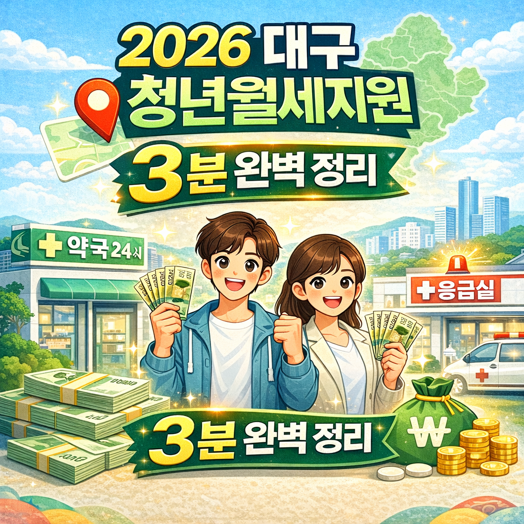 2026 대구 청년월세지원금 신청하러 가기