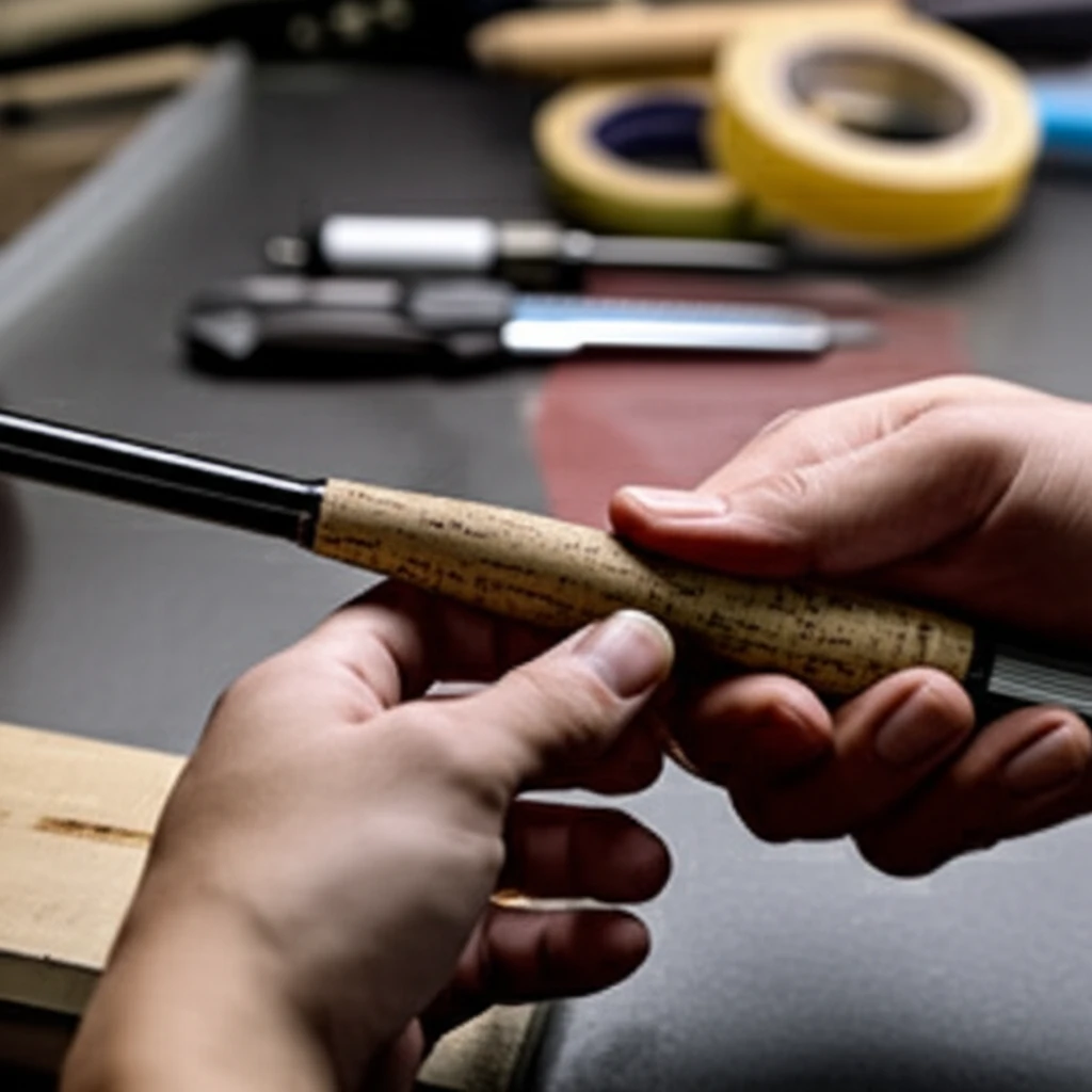 낚시 고수를 위한 낚시대 손잡이 교체