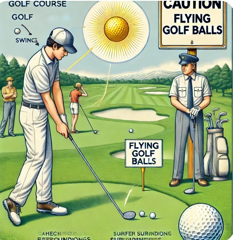 필드 골프 안전사고 예방 백과사전