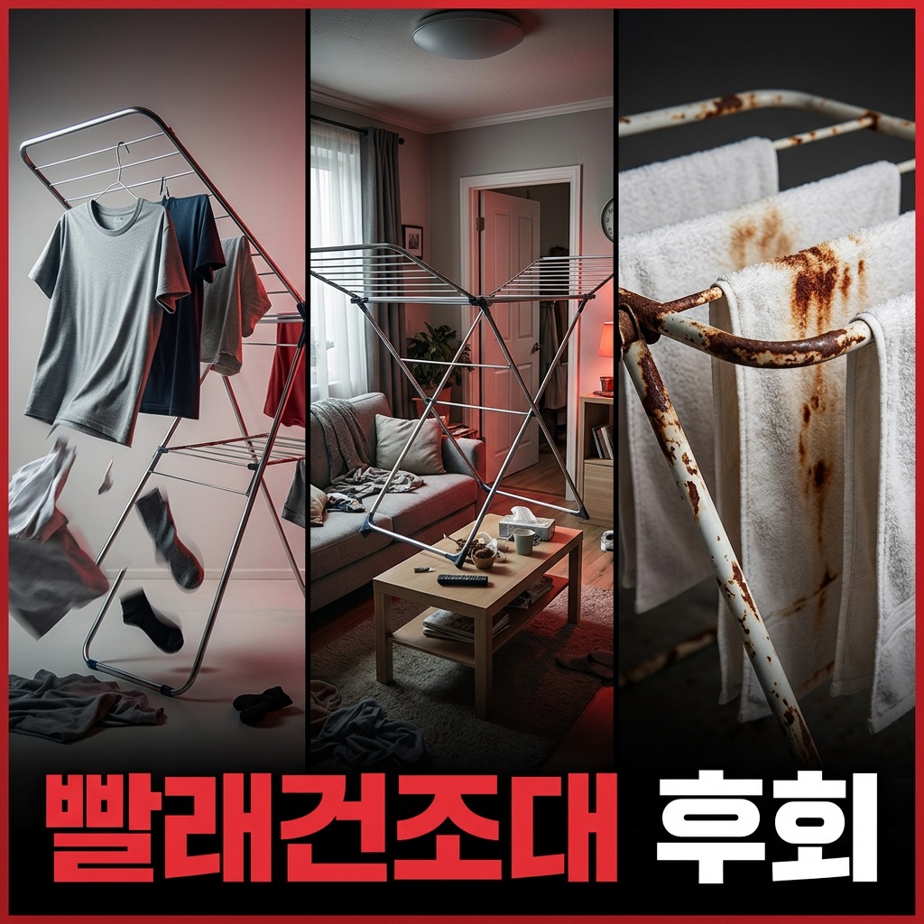 빨래건조대 고르는법 좁은 공간 불편함