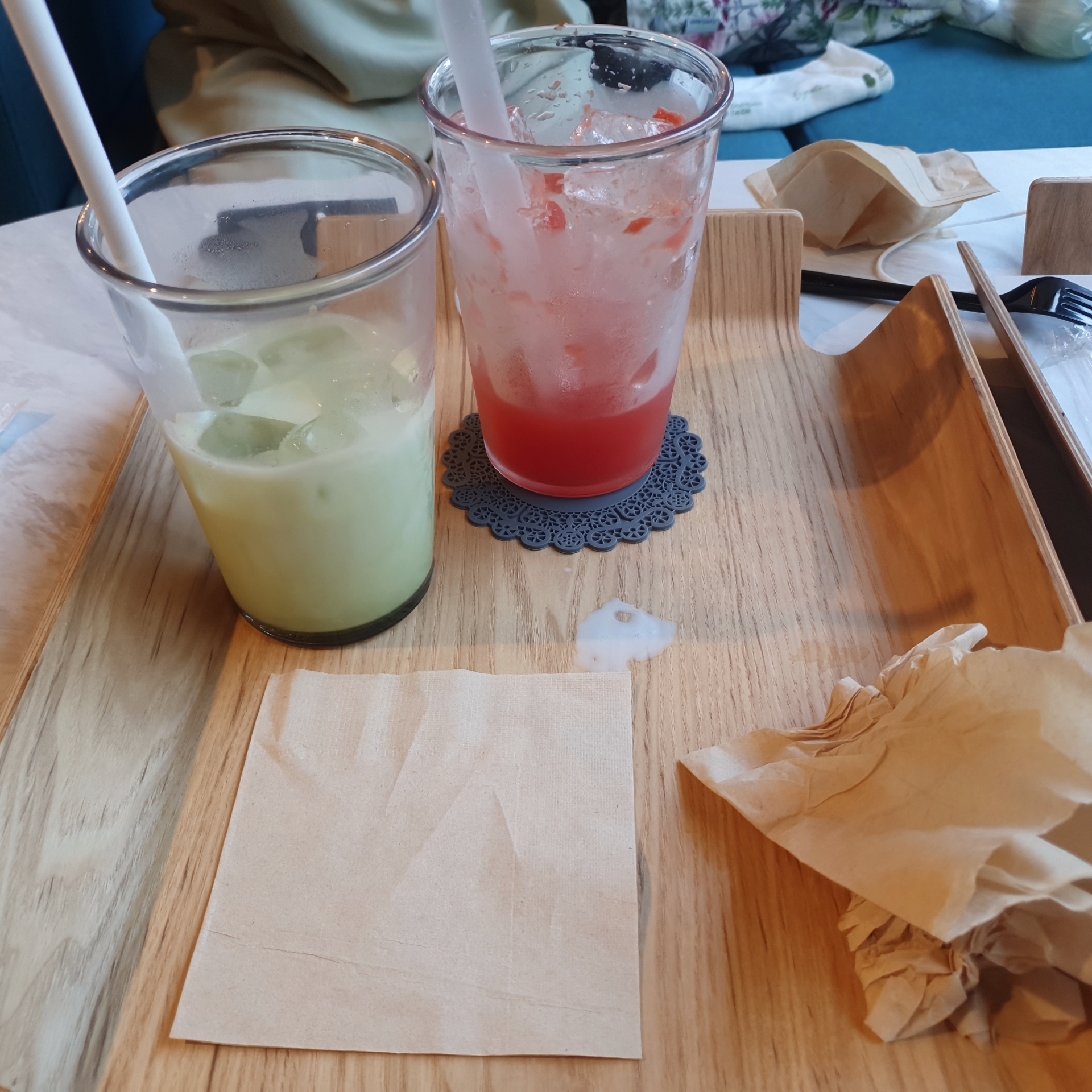 카페 더남산 주문메뉴 순삭