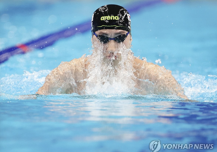 수영 남자 평형 50m 한국 신기록 동메달, 최동열 선수