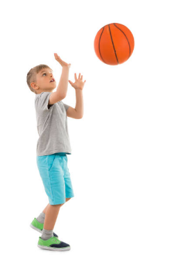 catching a basketball for kids