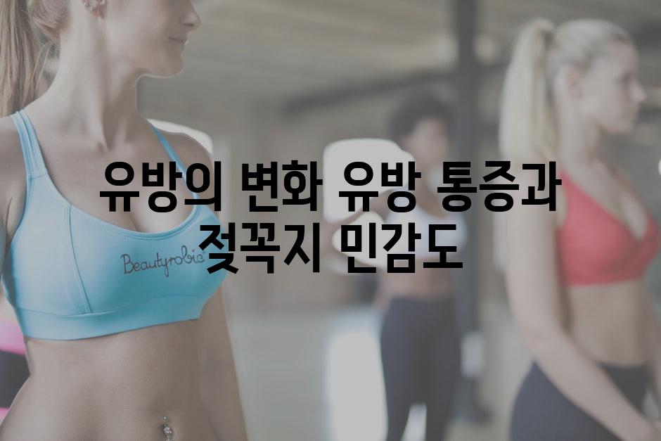유방의 변화 유방 통증과 젖꼭지 민감도
