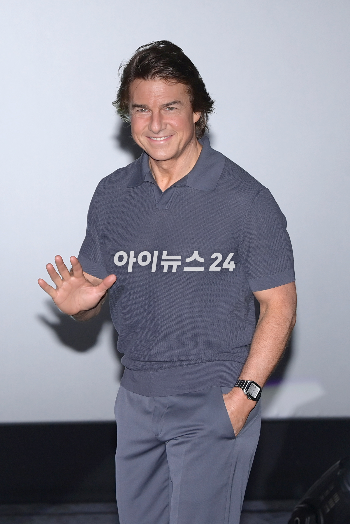 배우 톰 크루즈가 29일 오후 서울 송파구 롯데월드타워에서 진행된 영화 '미션 임파서블: 데드 레코닝 파트 원'(감독 크리스토퍼 맥쿼리) 내한 기자간담회에 참석하고 있다. [사진=정소희 기자]