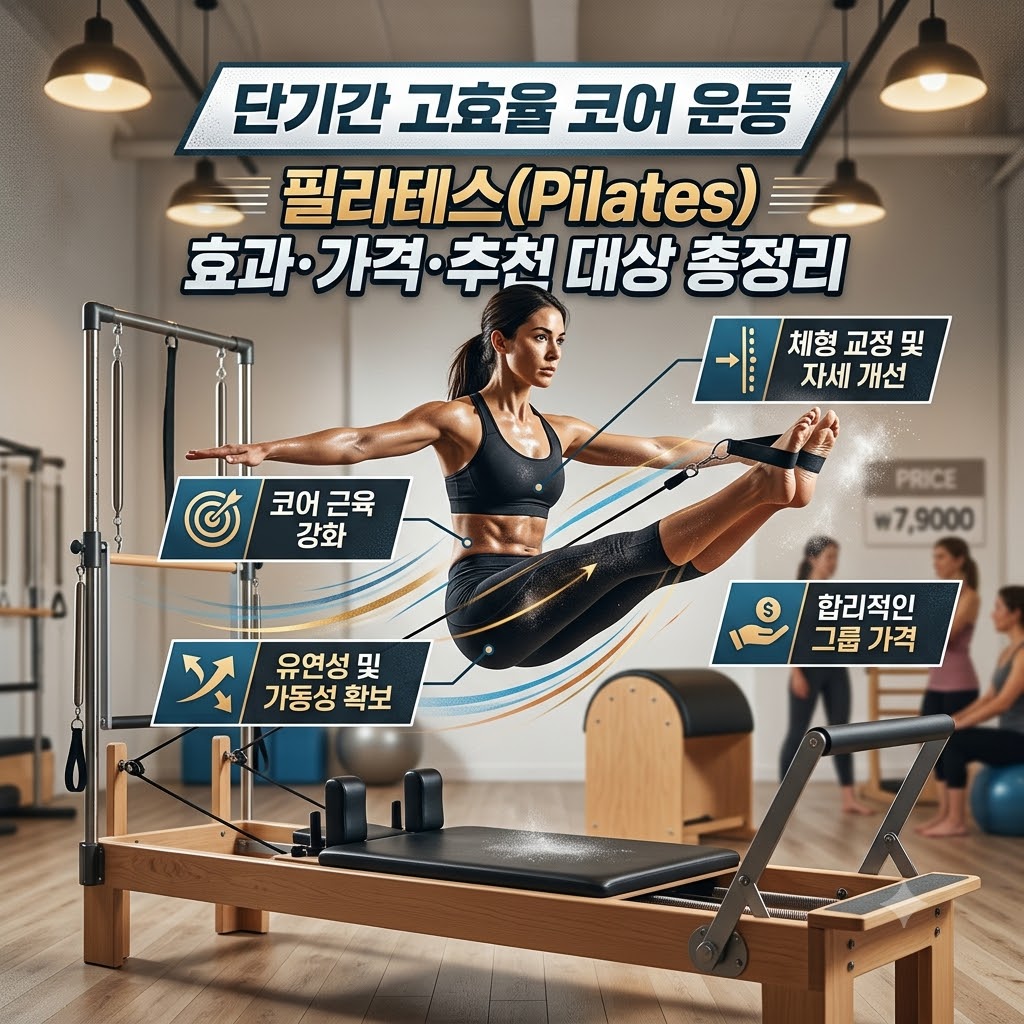 필라테스 효과, 금액, 추천