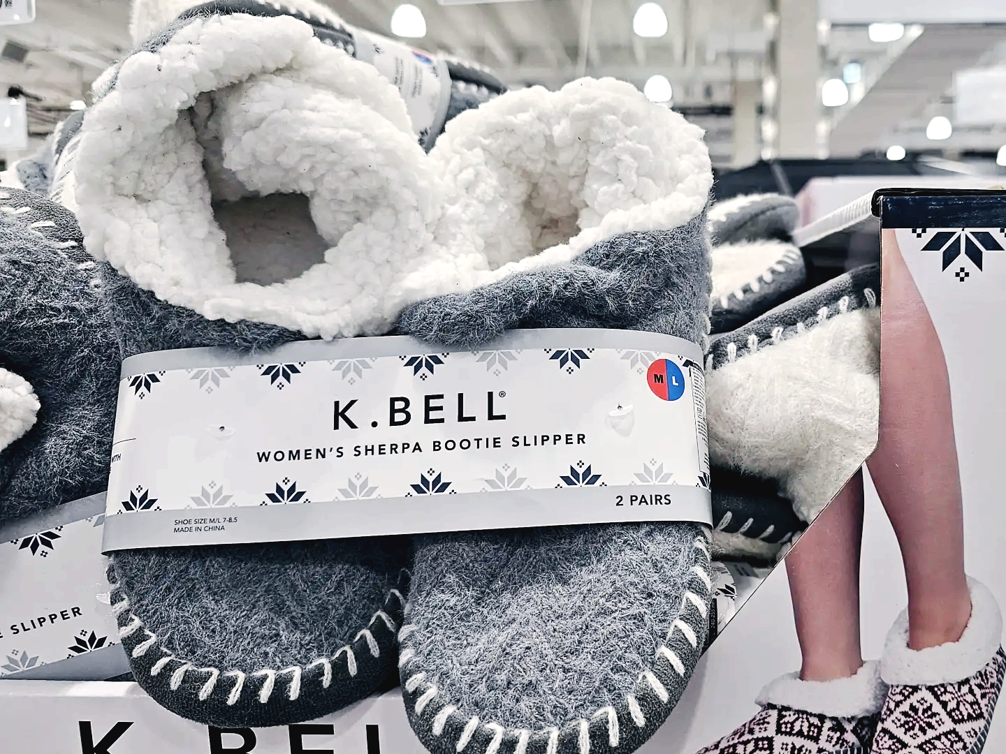 K.BELL BOOTIE SOCKS 2PR