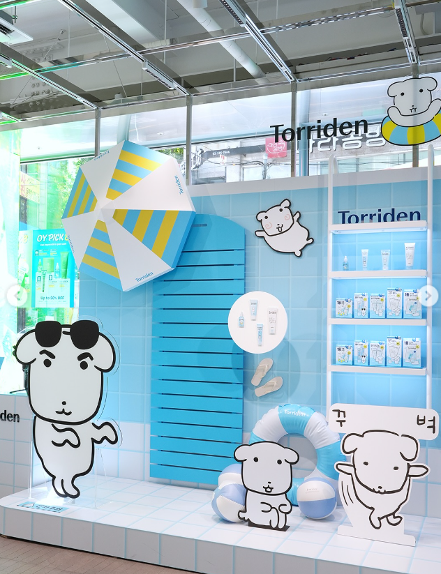 토리든, 가나디 팝업스토어