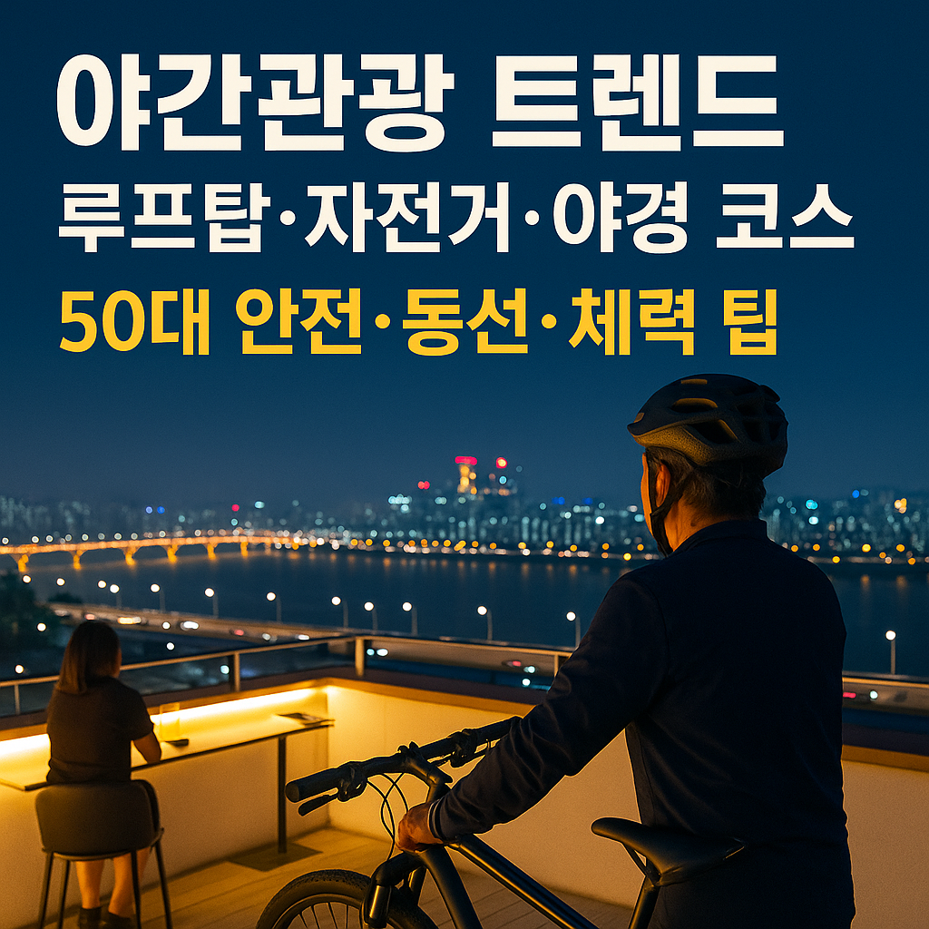 야간관광 트렌드 루프탑