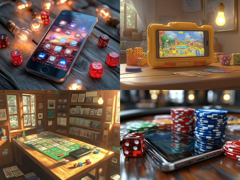 스마트폰, 카메라, 보드게임 등 MT 선택 준비물 이미지