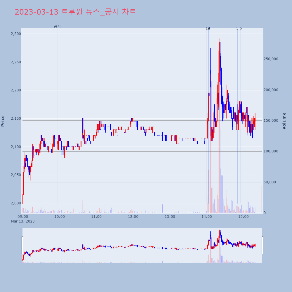 트루윈_뉴스공시차트