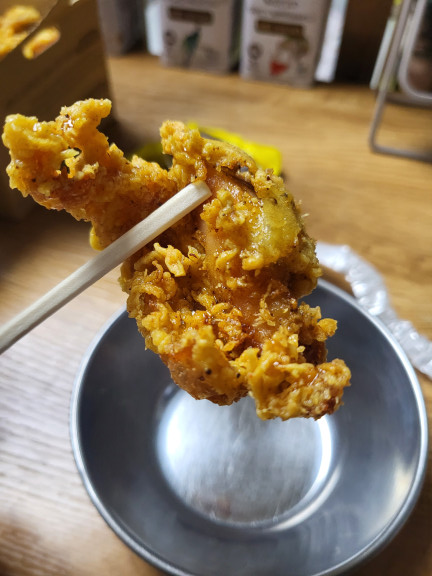 노랑통닭 아주대점-파닭 후라이드 반반순살 배달