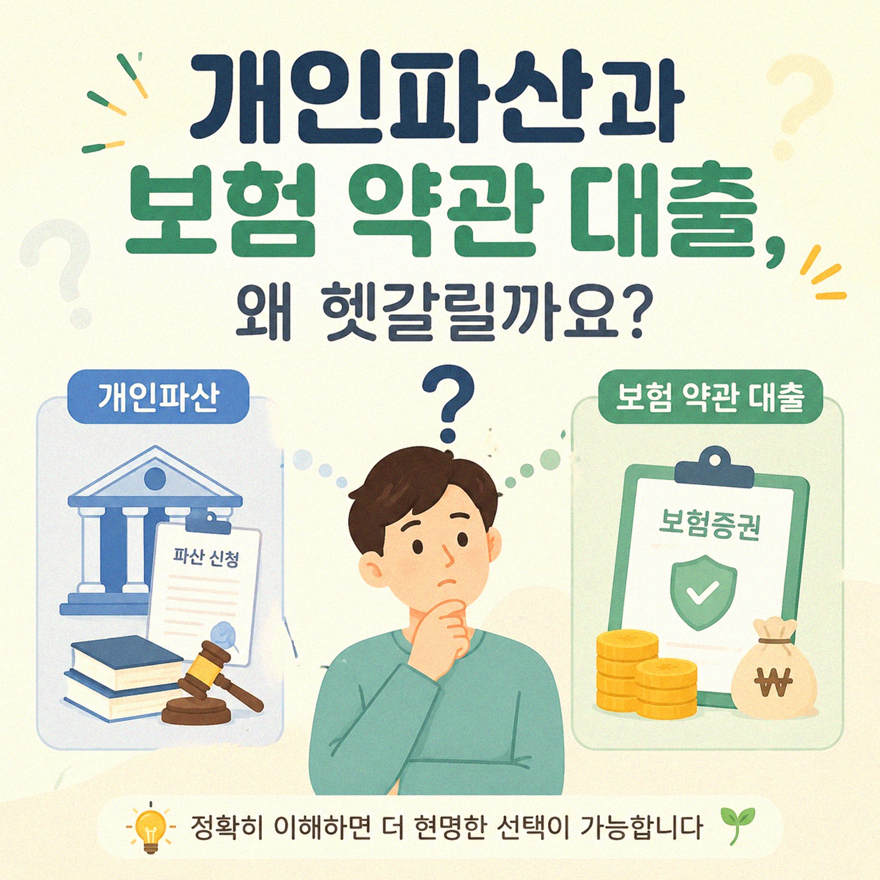 개인파산 신청 전에 보험 해지 전에 확인해볼 것