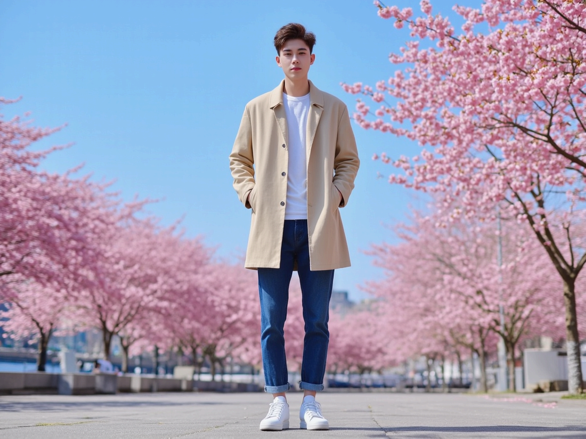 톤온톤 베이지/아이보리 코디 또는 심플한 액세서리로 포인트를 준 미니멀 룩