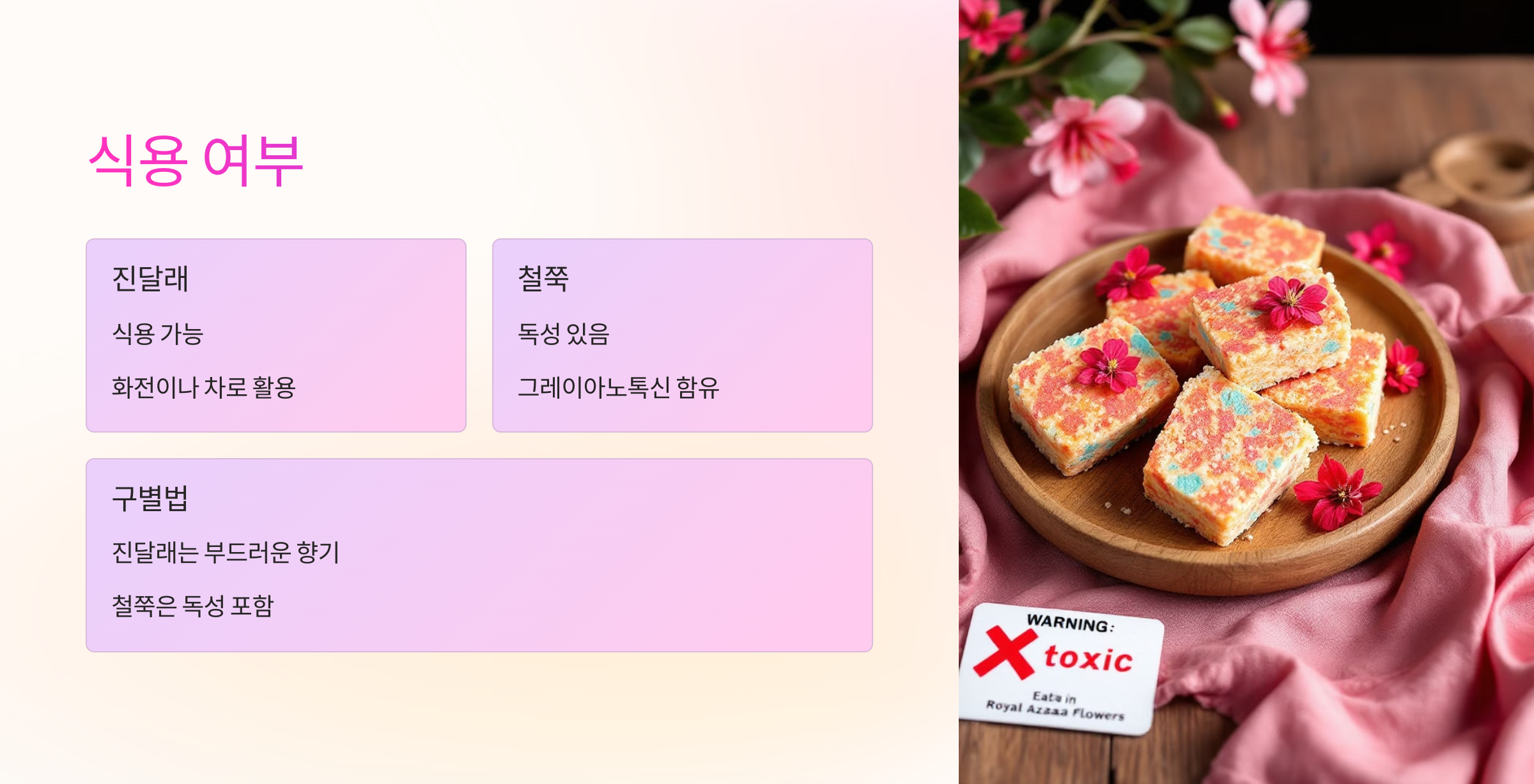 진달래와 철쭉