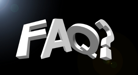 사진1- 지식인 답변으로 블로그 부업 수익화, 블랙판 위에 FAQ? 마크가 있는 이미지