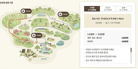 화담숲 모니레일