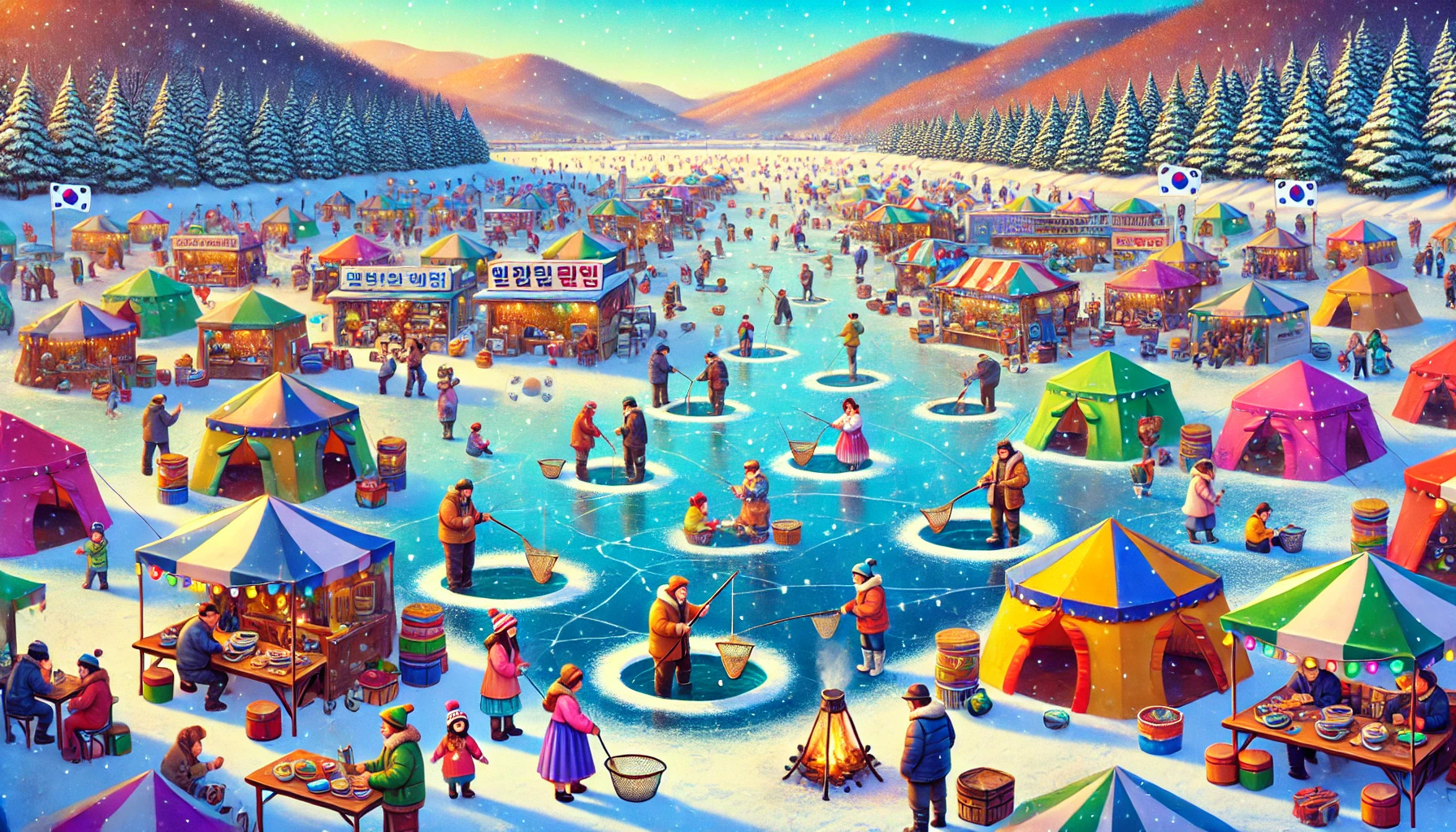 겨울방학 아이랑 청평 성빌 송어 빙어 축제