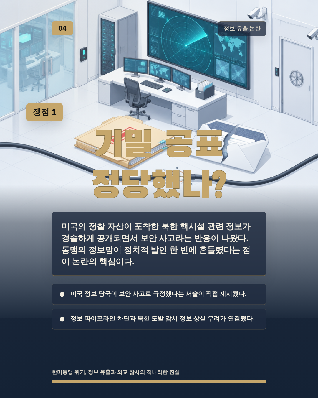 기밀 공표 정당했나?