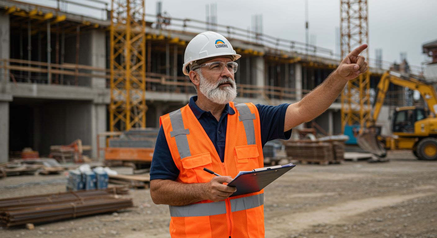 공사현장 감독관 사진