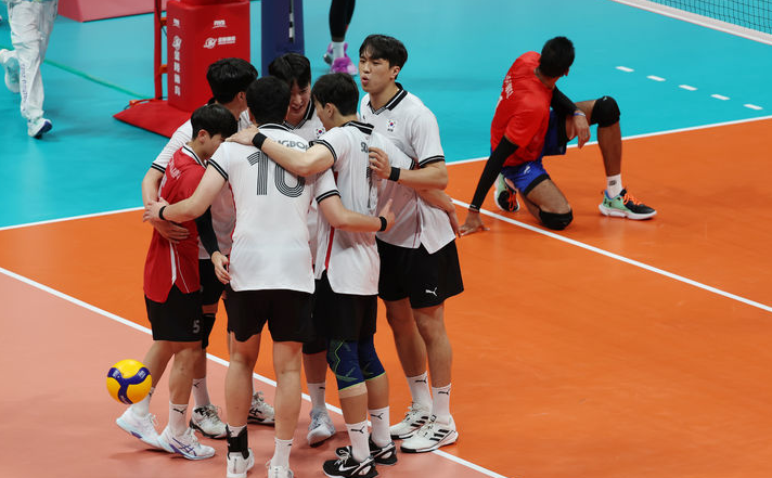 남자배구 인도 충격패