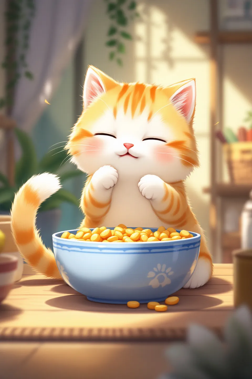 고양이 사료의 종류