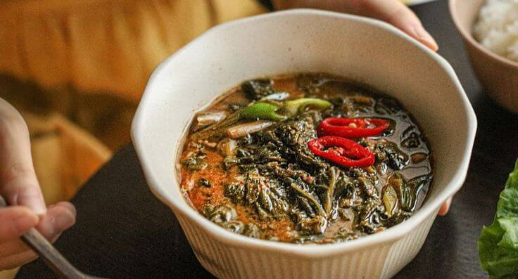 시래기된장국 음식 사진