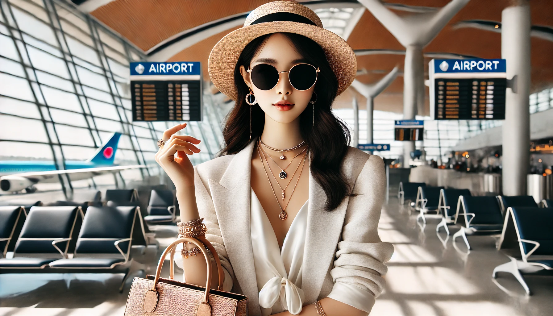 연예인 공항 패션