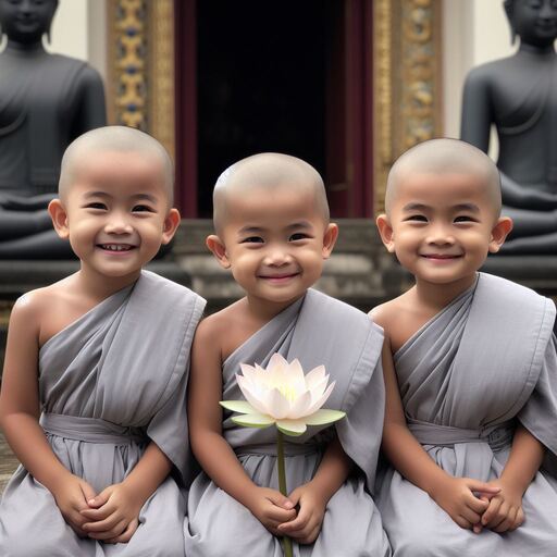 부천님 오신 날 동자승 이미지