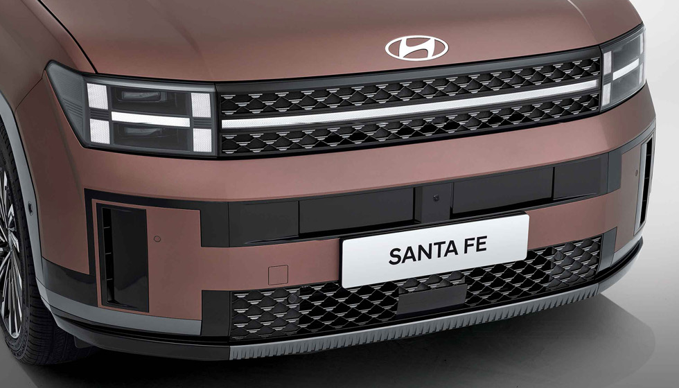 현대 싼타페 하이브리드 외관디자인