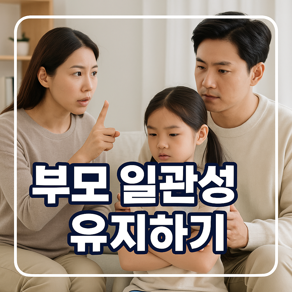 부모 일관성 유지하기