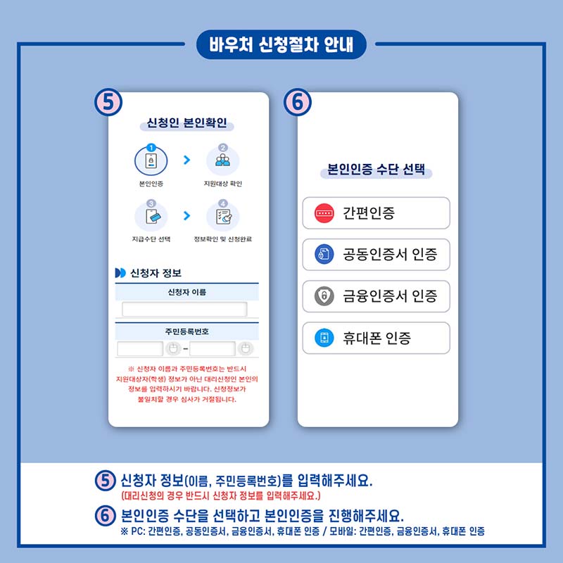 2024 교육급여 바우처 신청 방법