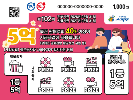 즉석복권 당첨금 수령방법